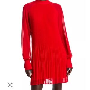 Boss Vibrant Red Mini Dress